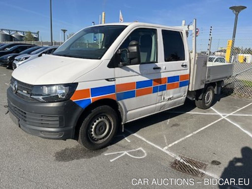 Volkswagen Transporter 2.0 Tdi 150 Doka U/bagsæde Dsg Bmt Lwb UA!