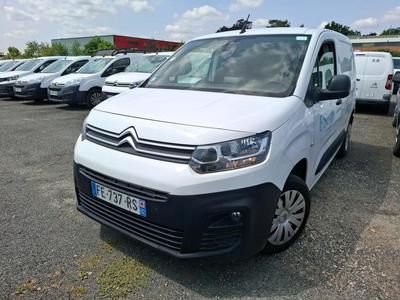 Citroen Berlingo M 650kg BlueHDi 100 S&amp;S BVM Driver VU [4P] bvm 5-100CH-5cv, 2019