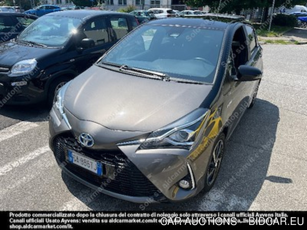 Toyota yaris 1.5 hybrid lounge redbronze -