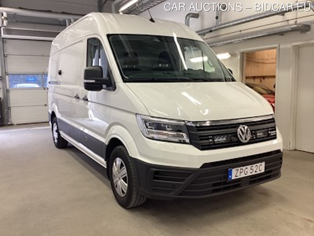Volkswagen CRAFTER 35 2.0 TDI L3 Trucker II Kjus & Sikt Paket Kamera Drag 3-Sits Inredning Varmare Auto