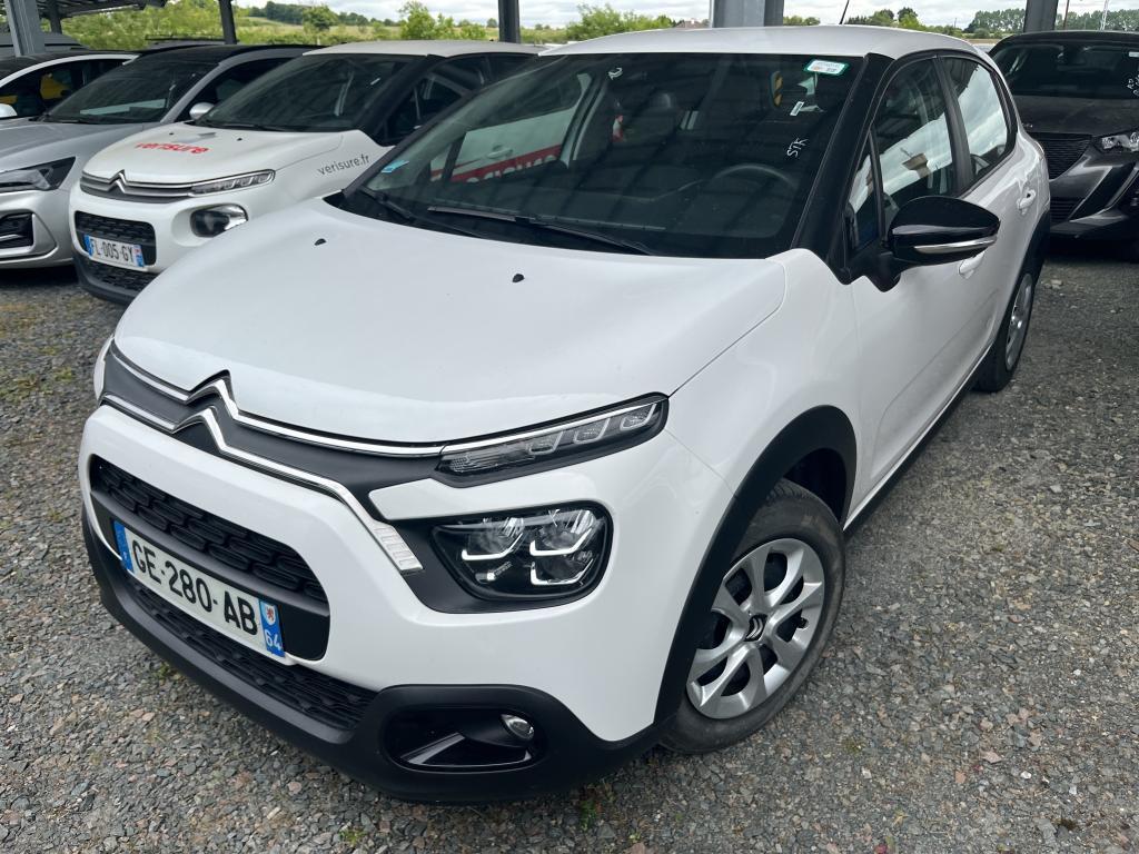 Citroen C3 Societe PureTech 83 S&amp;S BVM Feel Business R VF VENDU EN 2 PLACES[5P] 5-83CH-4cv, 2022