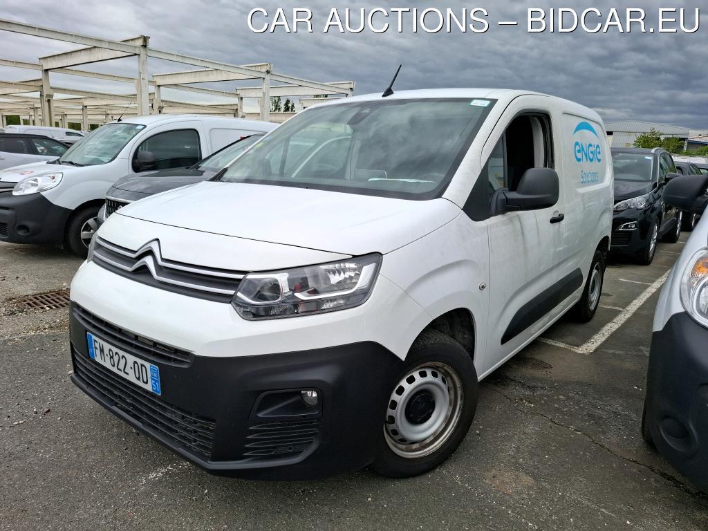 Citroen Berlingo M 650kg BlueHDi 100 BVM Driver VU [4P] bvm 5-100CH-5cv, 2019