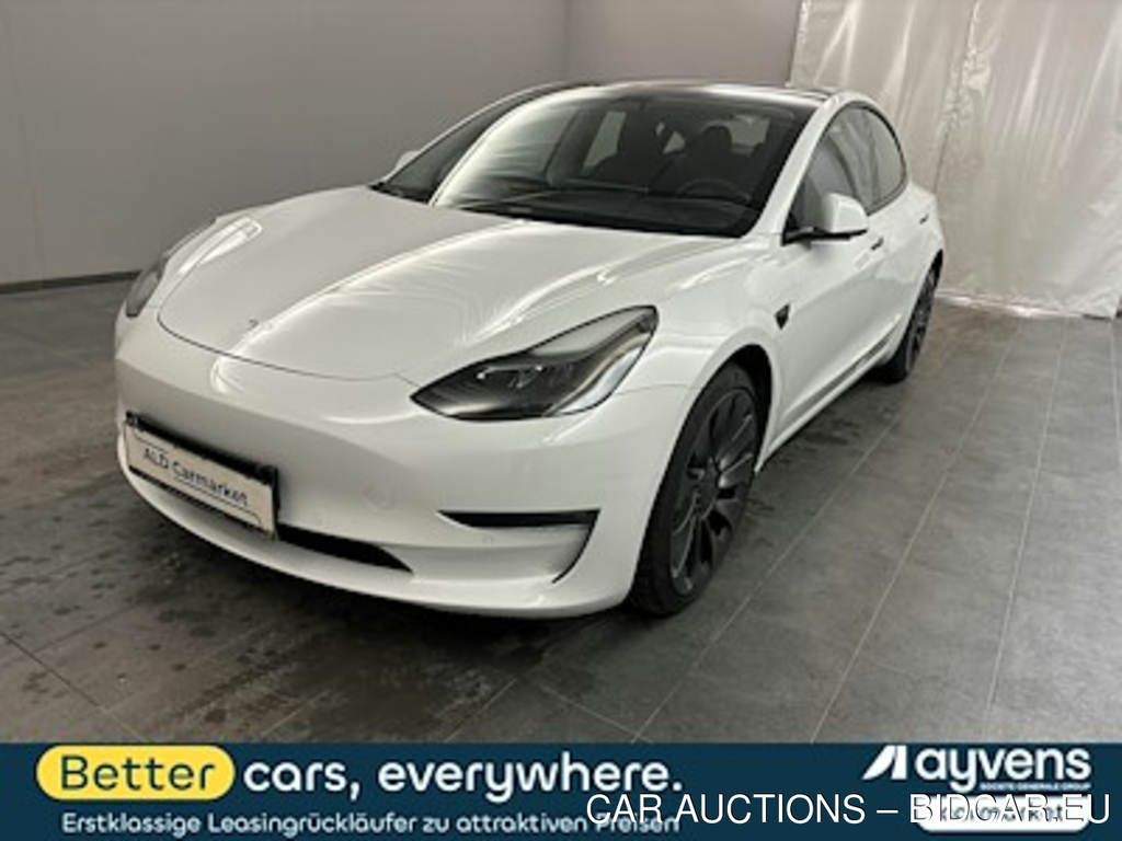 Tesla Model 3 Langstreckenbatt. Allradantrieb Dual Motor Performance Limousine, 4-turig, Direktantrieb, 1-Gang