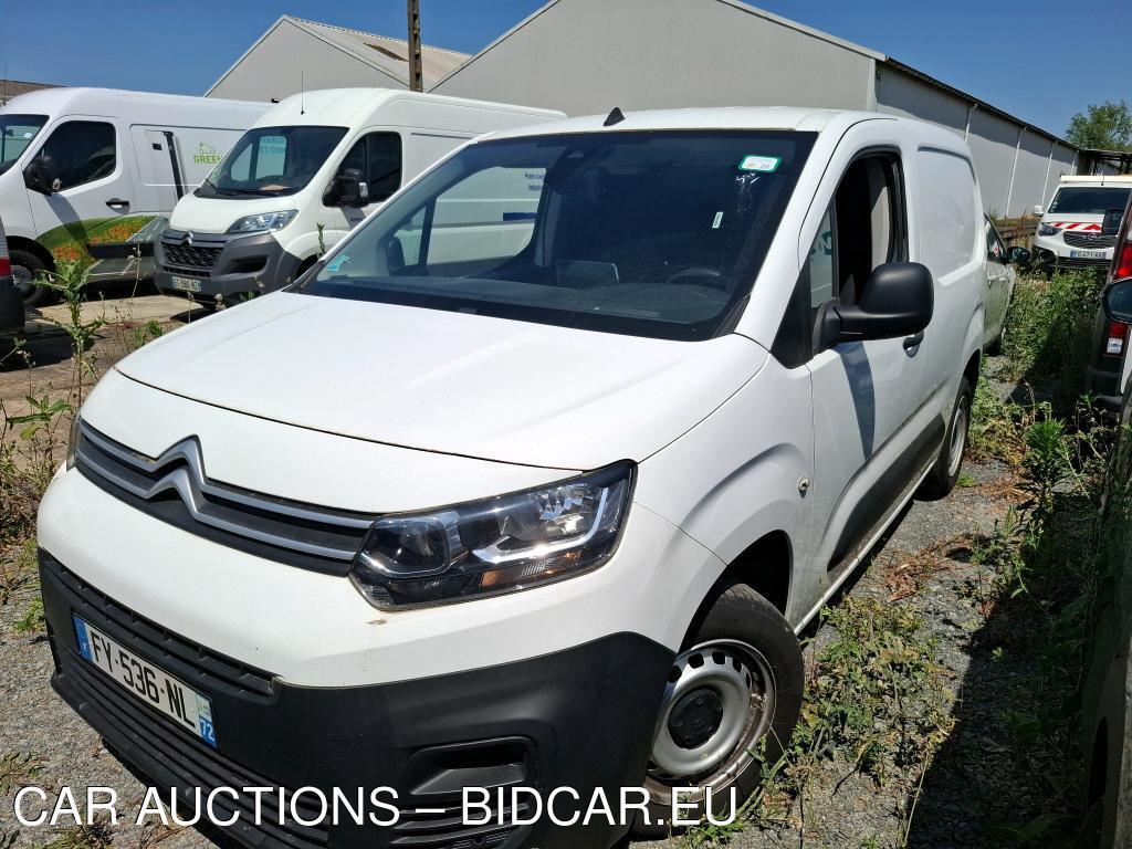 Citroen Berlingo M 650kg BlueHDi 100 S&amp;S BVM Driver VU [4P] bvm 5-100CH-5cv, 2021