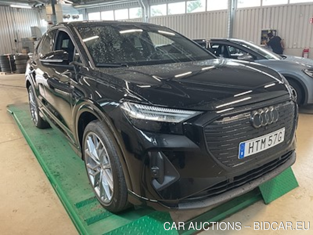 Audi Q4 sportback e-tron 55 quattro S line Selection Svart Optik Evolution Dynamikpkt Plus