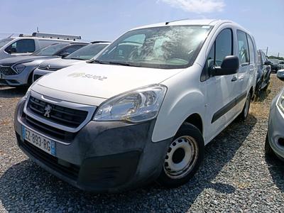 Peugeot PARTNER CABINE 1.6 BlueHDI 100 BVM6 Long VU [4P] 5-100CH-5cv, 2018