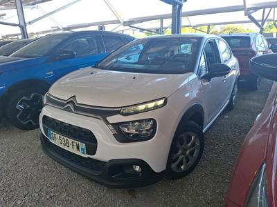 Citroen C3 Societe PureTech 83 S&amp;S BVM Feel Business R VF VENDU EN 2 PLACES [5P] 5-83CH-4cv, 2022