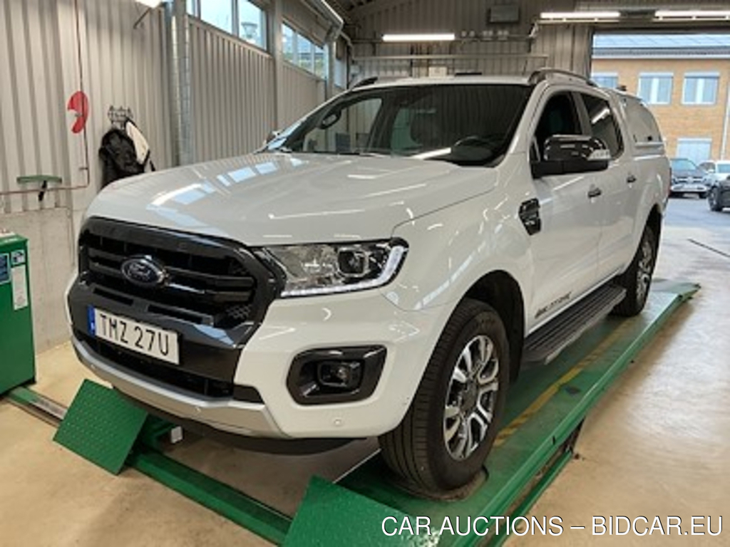 Ford Ranger Double Cab 2.0 TDCi EcoBlue 4x4 Wildtrak Kamera Drag Skinn Navi