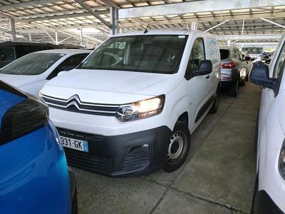 Citroen Berlingo M 650kg BlueHDi 100 S&amp;S BVM Driver VU [4P] bvm 5-100CH-5cv, 2020