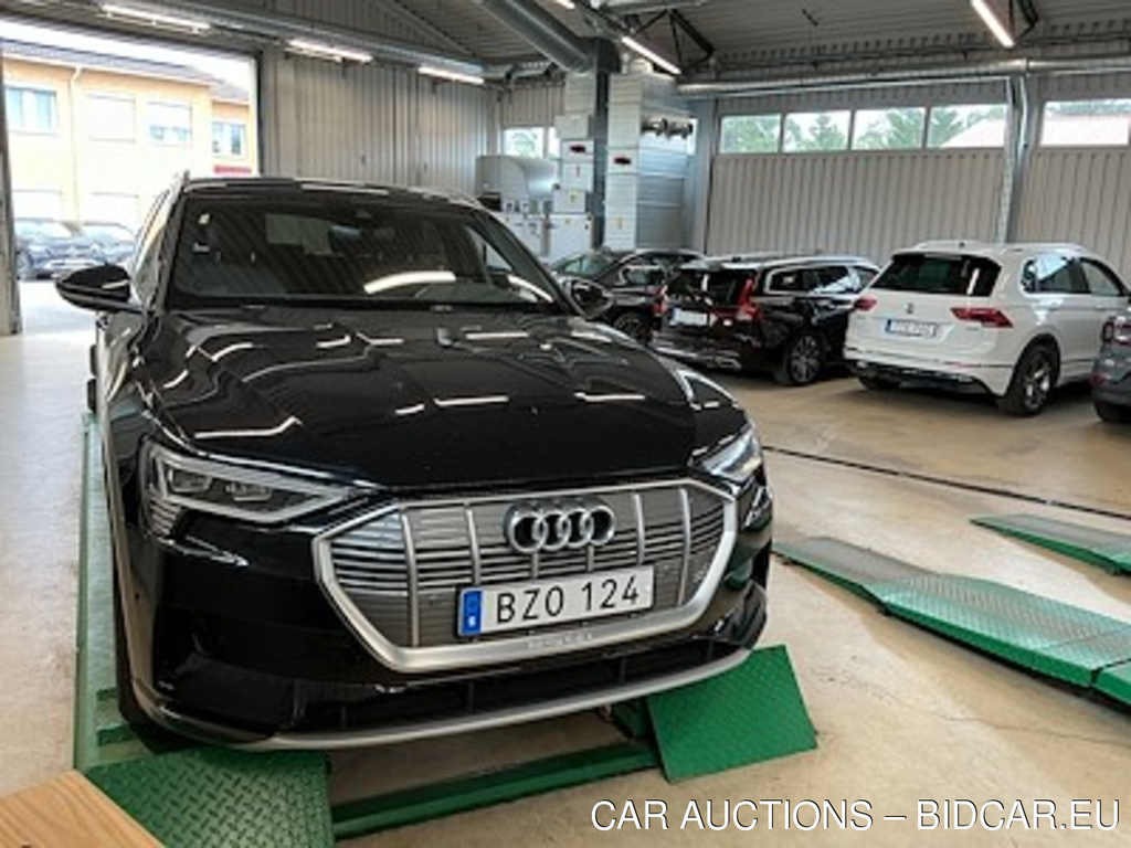 Audi E-Tron 55 Quattro Proline Drag Kamera Svart innertak Skinn