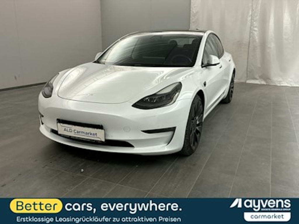 Tesla Model 3 Langstreckenbatt. Allradantrieb Dual Motor Performance Limousine, 4-turig, Direktantrieb, 1-Gang