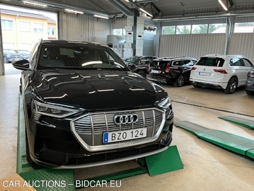 Audi E-Tron 55 Quattro Proline Drag Kamera Svart innertak Skinn