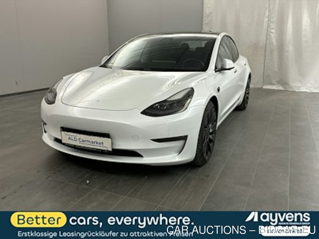 Tesla Model 3 Langstreckenbatt. Allradantrieb Dual Motor Performance Limousine, 4-turig, Direktantrieb, 1-Gang