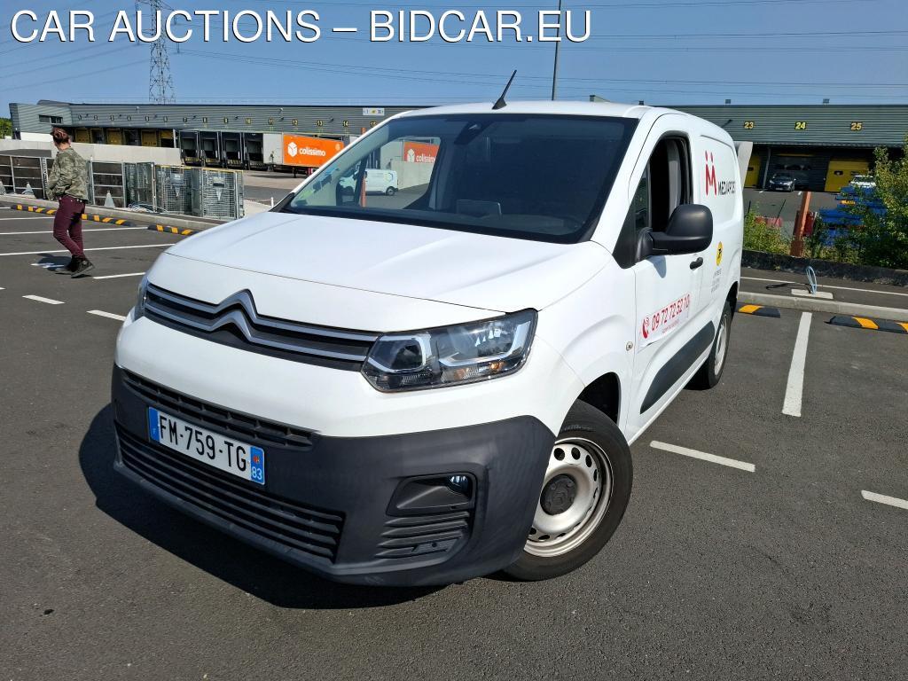 Citroen Berlingo M 1000kg BlueHDi 100 S&amp;S BVM Driver VU [4P] bvm 5-100CH-5cv, 2019