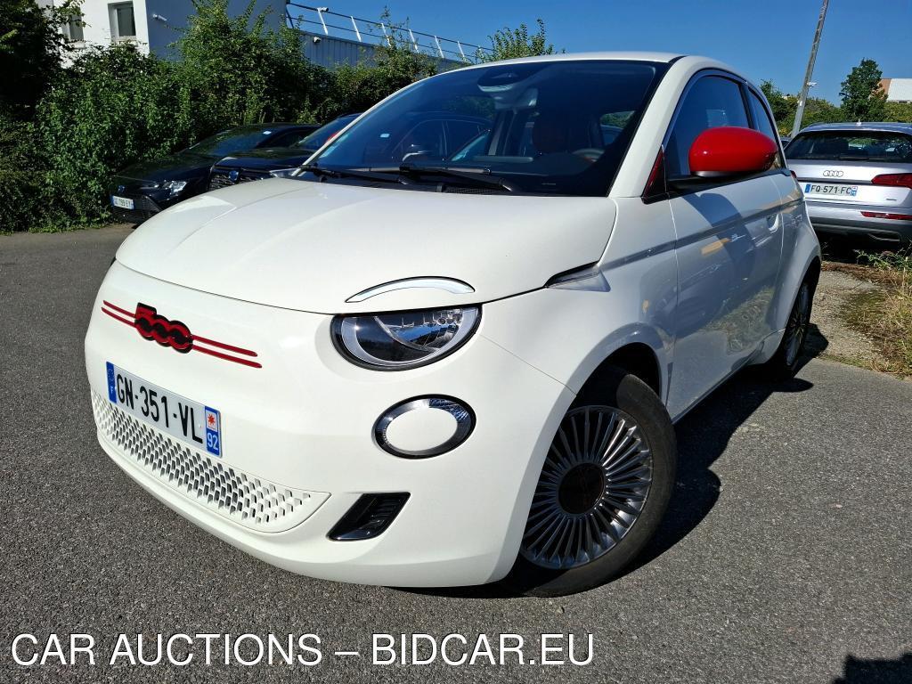 Fiat 500 EX VE (Vehicule endommage) 24kWh Red VP [3P] bva 1-95CH-3cv, 2023