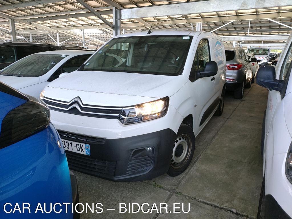 Citroen Berlingo M 650kg BlueHDi 100 S&amp;S BVM Driver VU [4P] bvm 5-100CH-5cv, 2020