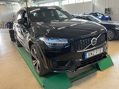 Volvo Xc90 T8 Recharge AWD R-Design Pro Lounge 7-Sits Panoram Skinn Drag B&amp;W HUD 360 Kamera Luftfjadring