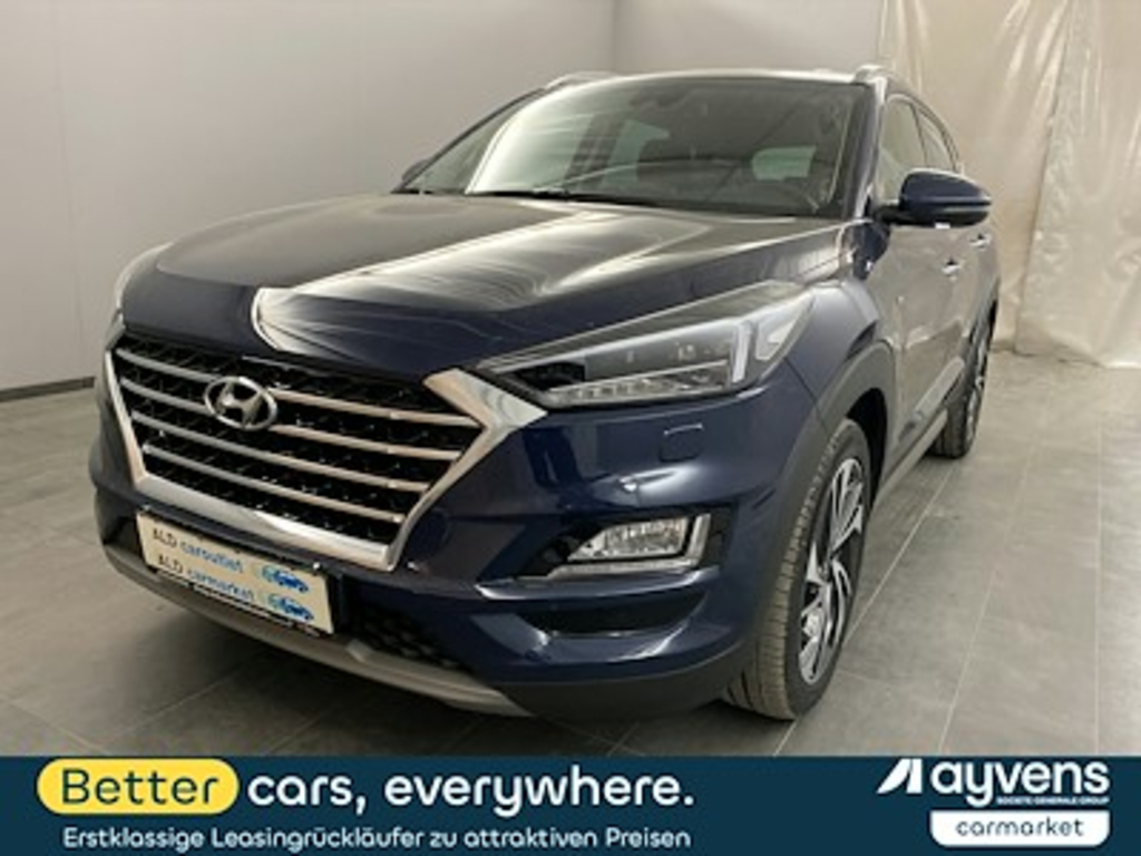 Hyundai Tucson blue 2.0 CRDi 4WD DCT Premium Geschlossen, 5-turig, Automatik, 8-Gang