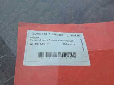 Peugeot Partner L2 Heavy Premium 1.5 BlueHDi S&S 100pk/cv, 2023