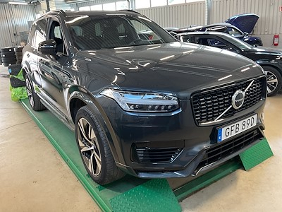 Volvo Xc90 Recharge T8 456 R Design Pro Lounge 7-sits VOC Drag Pano B&W 7-sits Pano Luftfjadring HUD 360