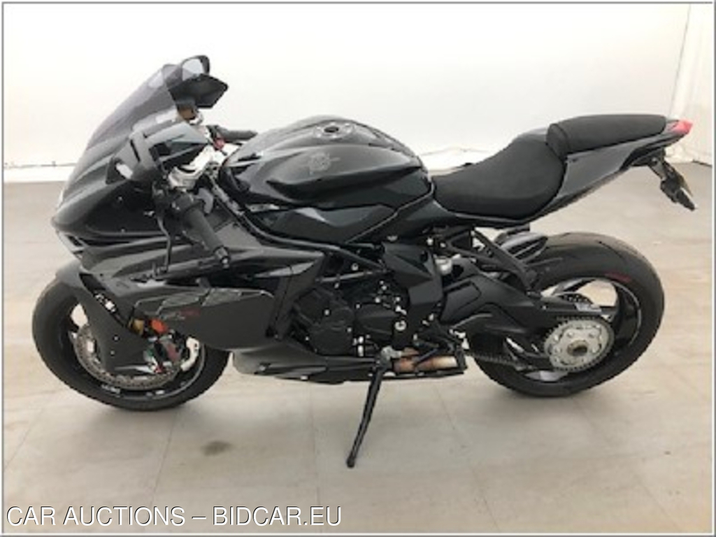 MV AGUSTA F3 800 RR 147 CV Carter Transparent CNC Noir, Bulle Fume - Garantie 4 ans (2024)