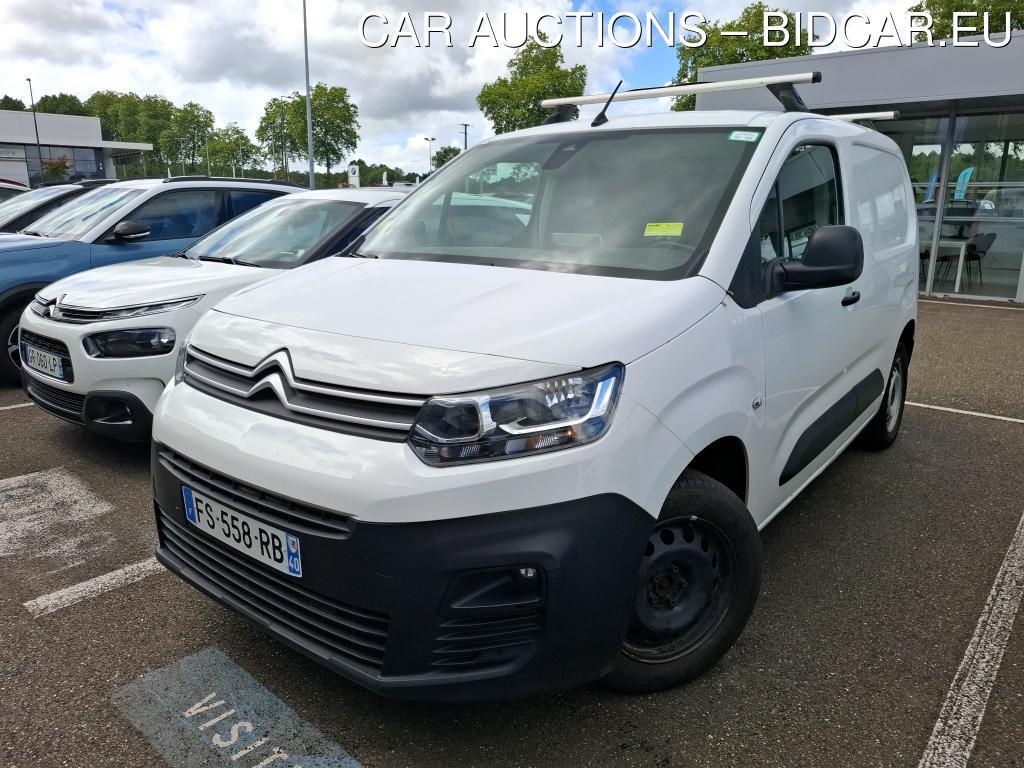 Citroen Berlingo M 1000kg BlueHDi 100 S&amp;S BVM Driver VU [4P] bvm 5-100CH-5cv, 2020