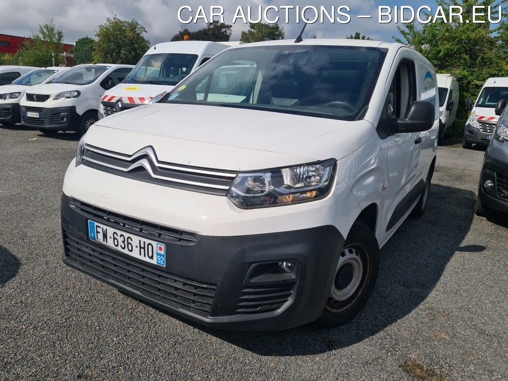 Citroen Berlingo M 650kg BlueHDi 100 S&amp;S BVM Driver VU [4P] bvm 5-100CH-5cv, 2021