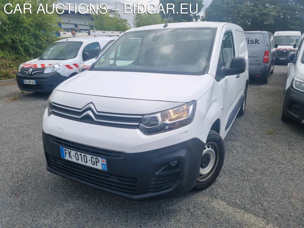Citroen Berlingo M 650kg BlueHDi 100 S&amp;S BVM Driver VU [4P] bvm 5-100CH-5cv, 2019