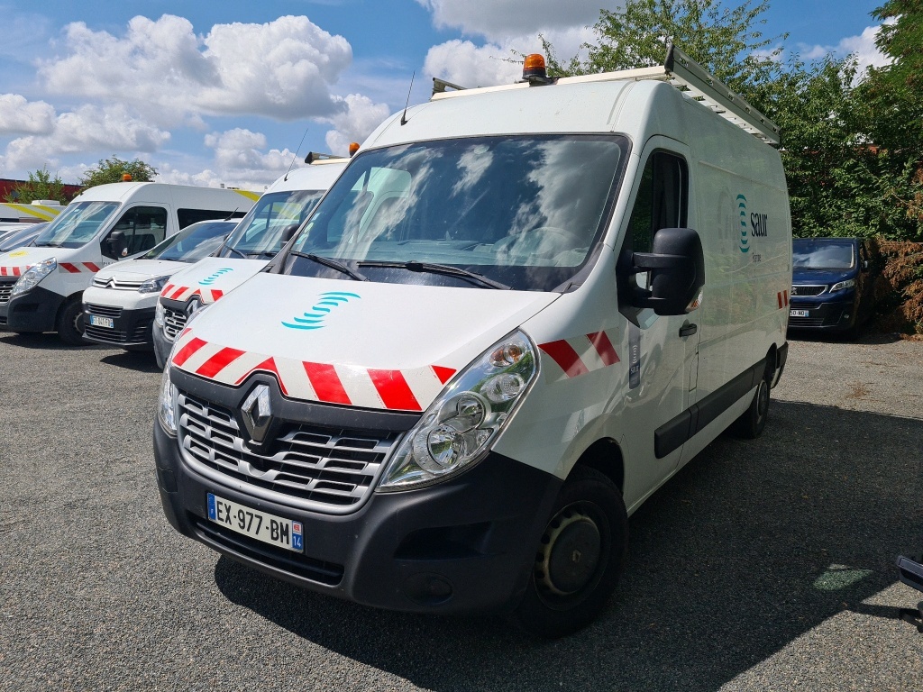 Renault Master FG GCf Trac F3500 L2H2 dCi 130 Euro6 VU Bridage moteur 110 km/h[4P] bvm 6-130CH-8cv, 2018