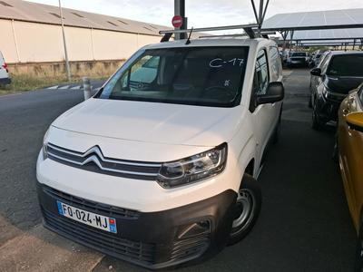Citroen Berlingo M 650kg BlueHDi 100 S&amp;S BVM Driver VU [4P] bvm 5-100CH-5cv, 2020