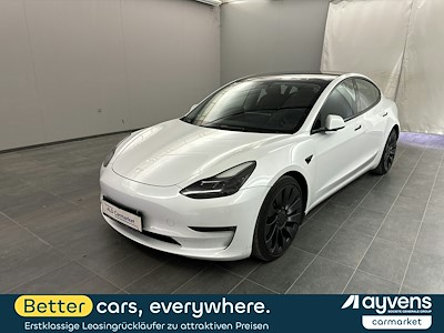 Tesla Model 3 Langstreckenbatt. Allradantrieb Dual Motor Performance Limousine, 4-turig, Direktantrieb, 1-Gang