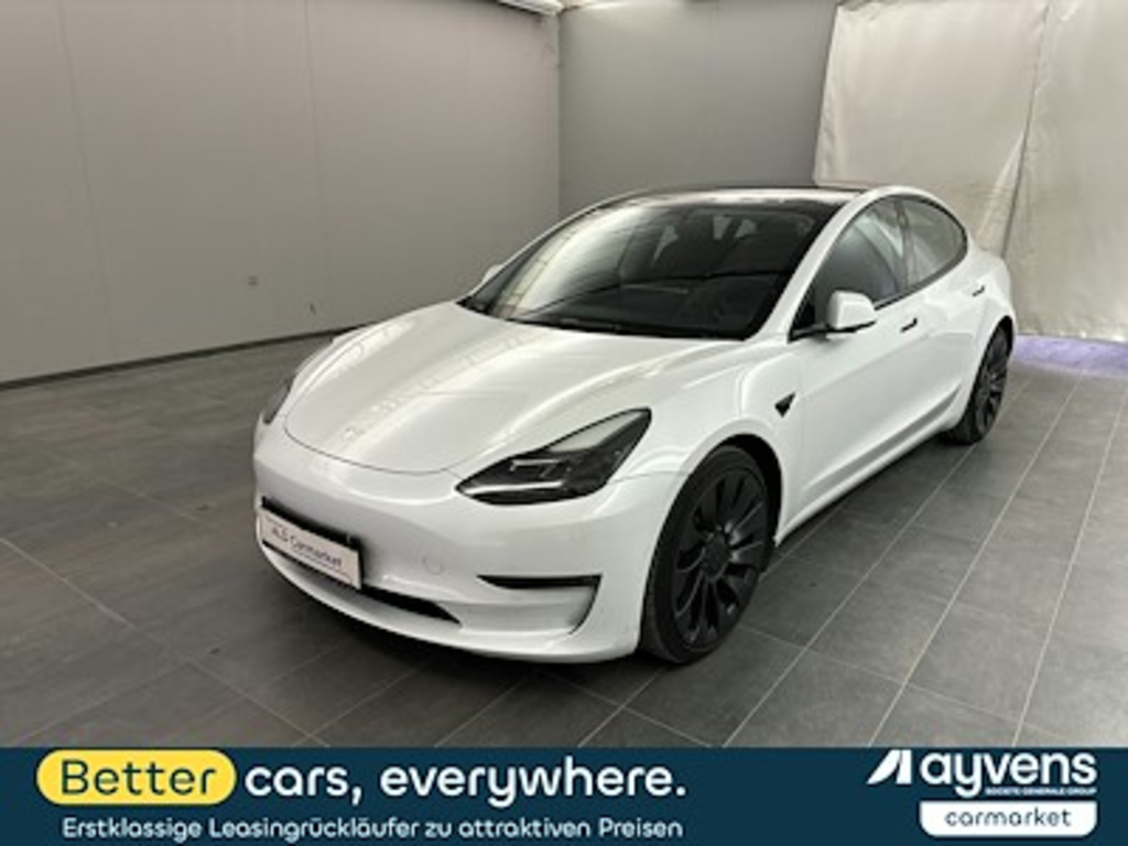 Tesla Model 3 Langstreckenbatt. Allradantrieb Dual Motor Performance Limousine, 4-turig, Direktantrieb, 1-Gang
