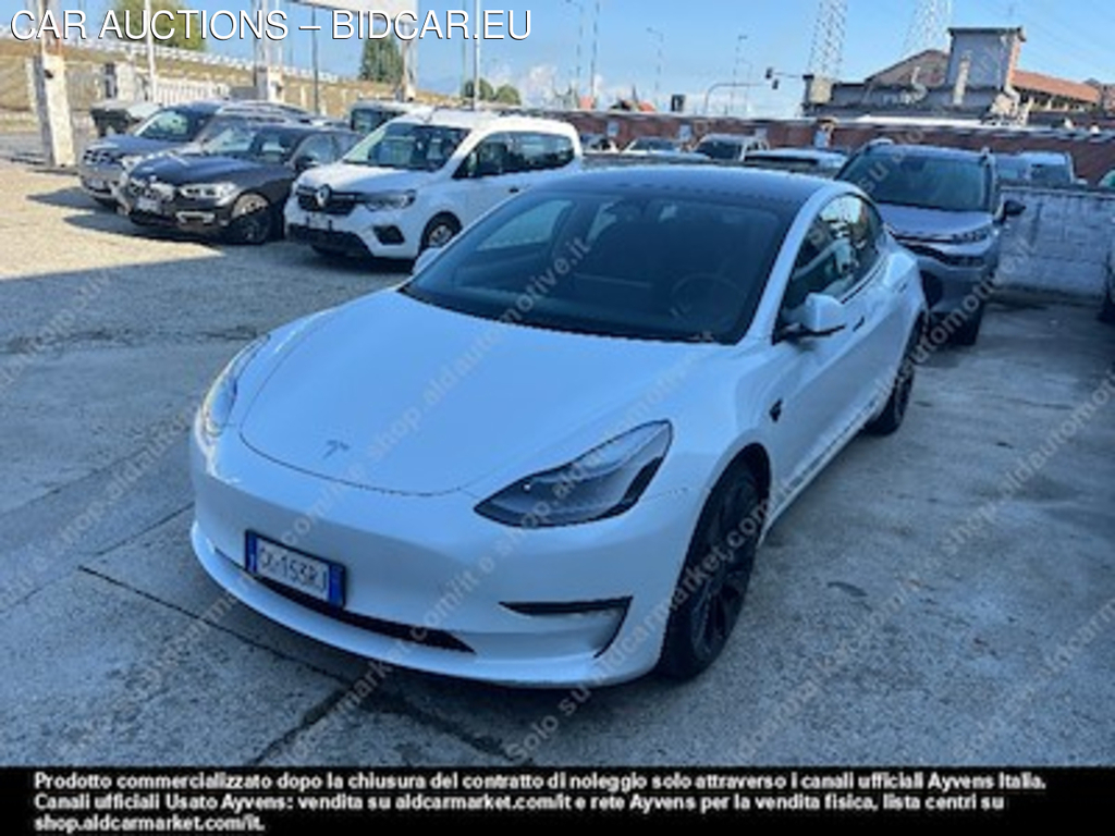 Tesla model 3 PC 75 kwh -