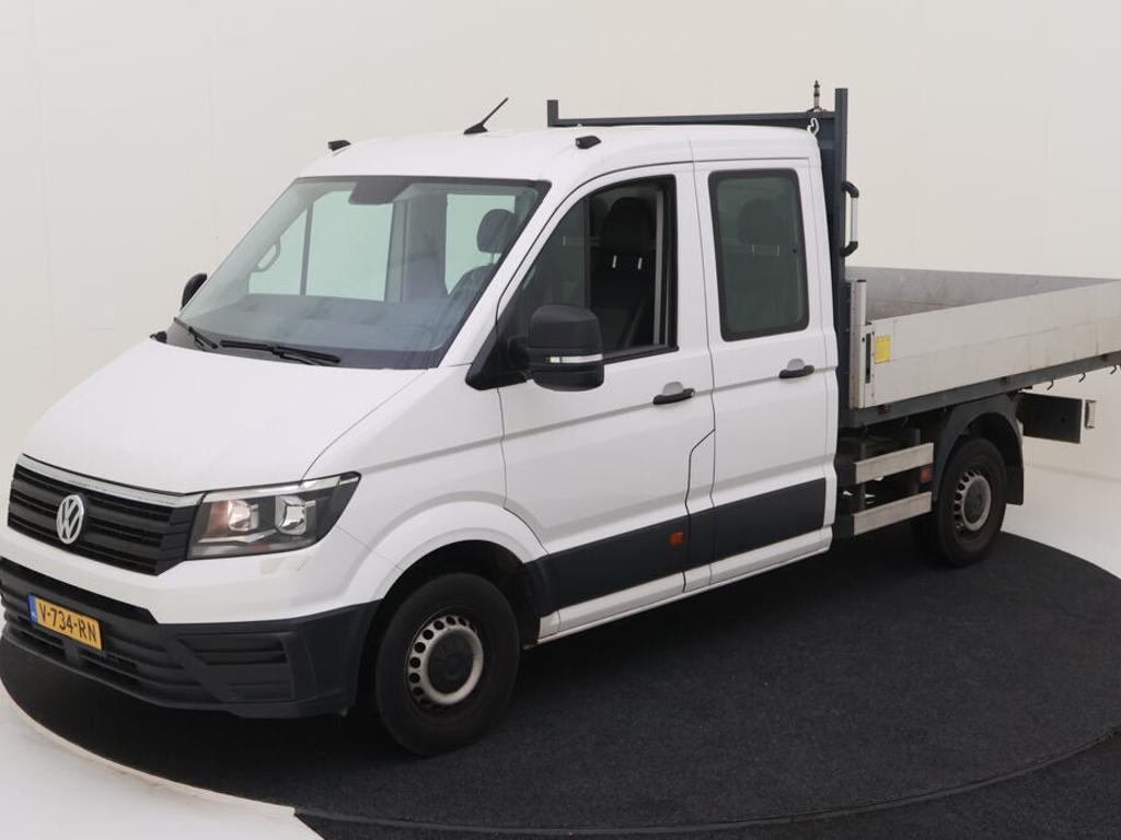 Volkswagen Crafter CDC 2.0 TDI 102PK L3 364/3500 FWD TREKHAAK TRENDLINE OPEN LAADBAK, 2018
