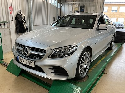 Mercedes-Benz C-Class 300 T de AMG Line Burmester Skinn Kamera Varmare Kamera Navi