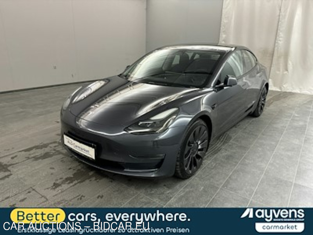 Tesla Model 3 Langstreckenbatt. Allradantrieb Dual Motor Performance Limousine, 4-turig, Direktantrieb, 1-Gang