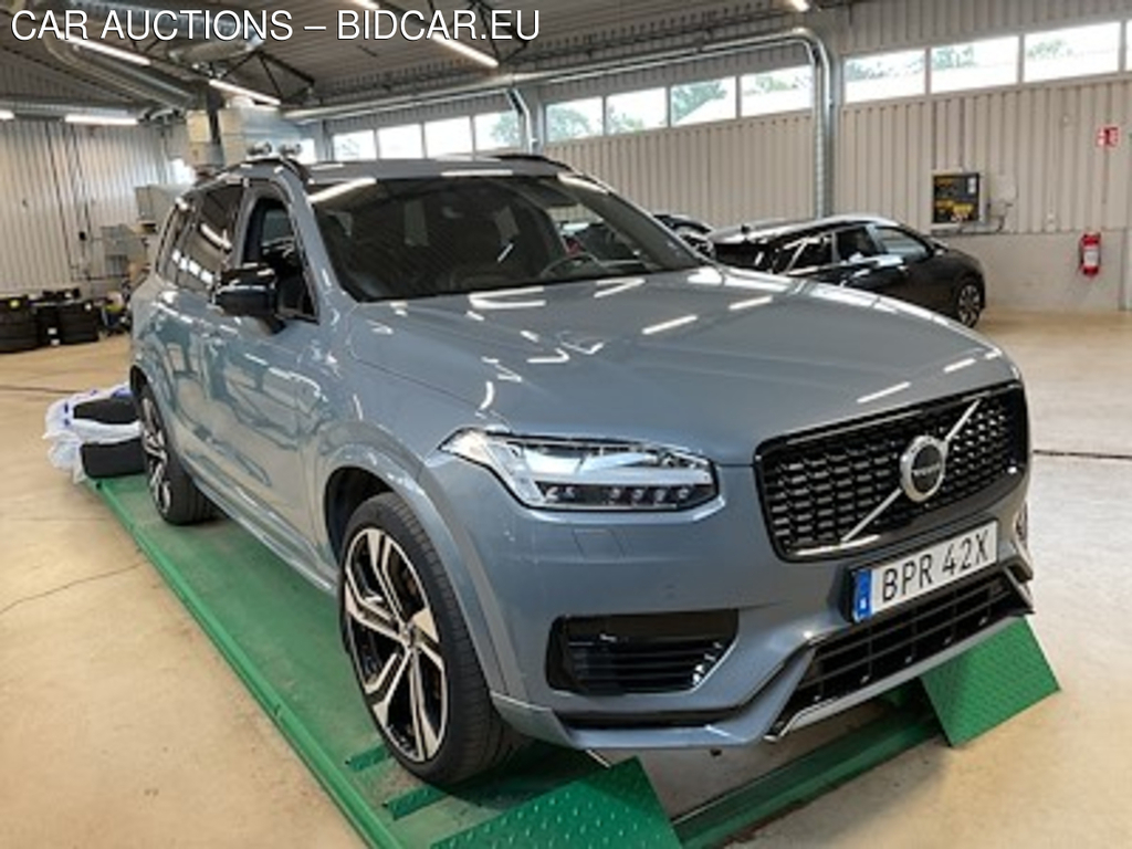 Volvo XC90 T8 Recharge AWD 456HK R-Design Pro 7-Sits Lounge Ljus Klimat Pano Skinn B&amp;W 360-Kamera Drag HuD
