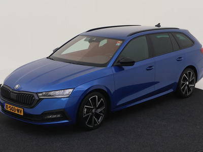 Skoda Octavia combi 1.0 TSI 110PK DSG SPORT BUSINESS TRAVEL TREKHAAK, 2021