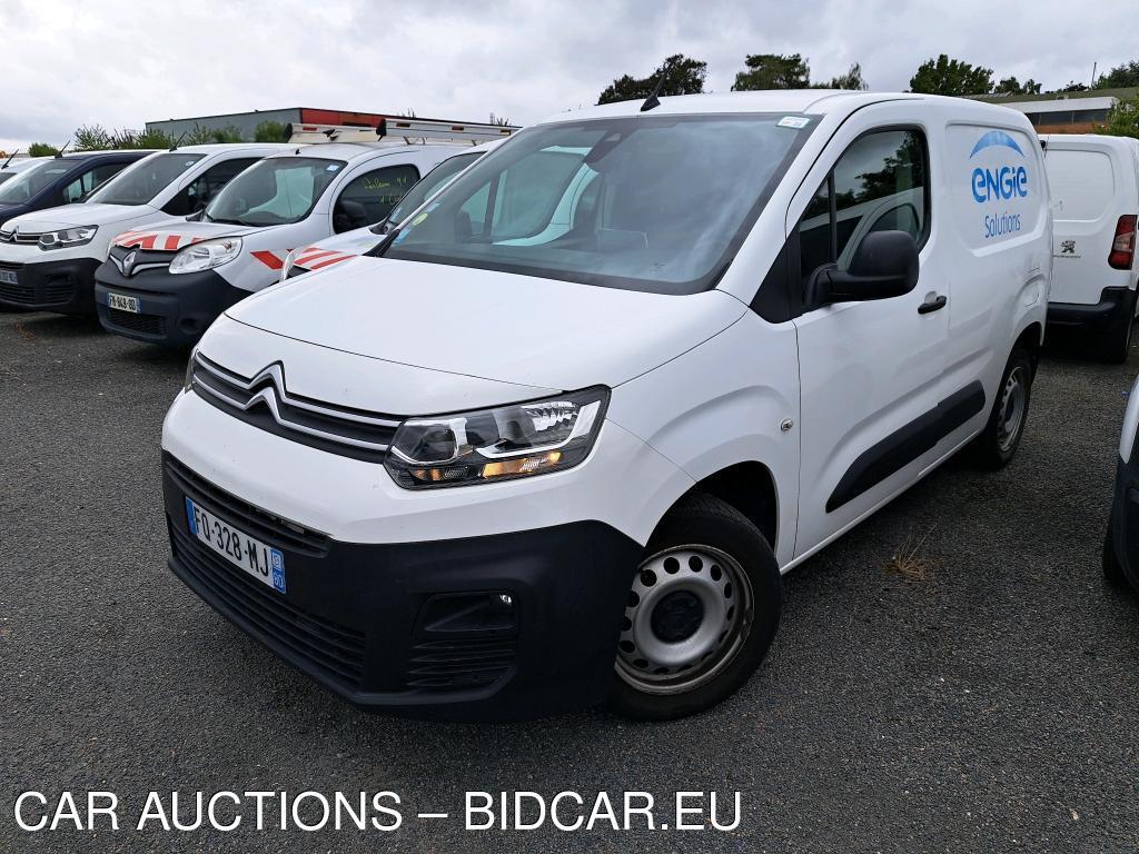 Citroen Berlingo dt25fg8 M 1000kg BlueHDi 100 S&amp;S BVM Driver VU [4P] bvm 5-100CH-5cv, 2020