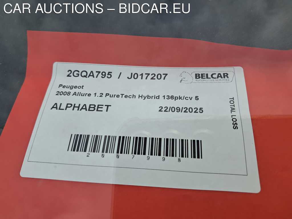 Peugeot 2008 Allure 1.2 PureTech Hybrid 136pk/cv 5p e-DSC6, 2025