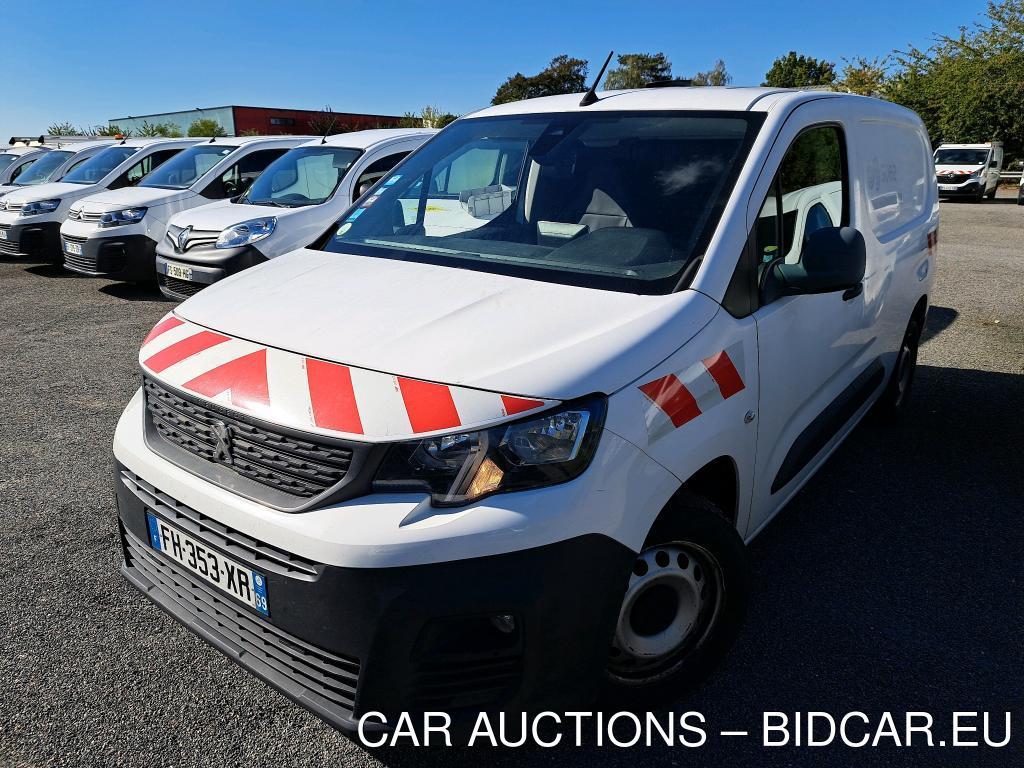 Peugeot Partner BLUEHDI 100 S&amp;S 950KG LONG ASPHALT VU [4P] bvm 5-100CH-5cv, 2019