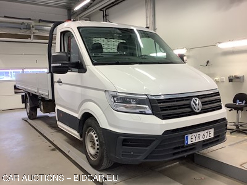 Volkswagen Crafter 35 TDI 177 Aut Chassi Flak Kranbil Drag Varmare