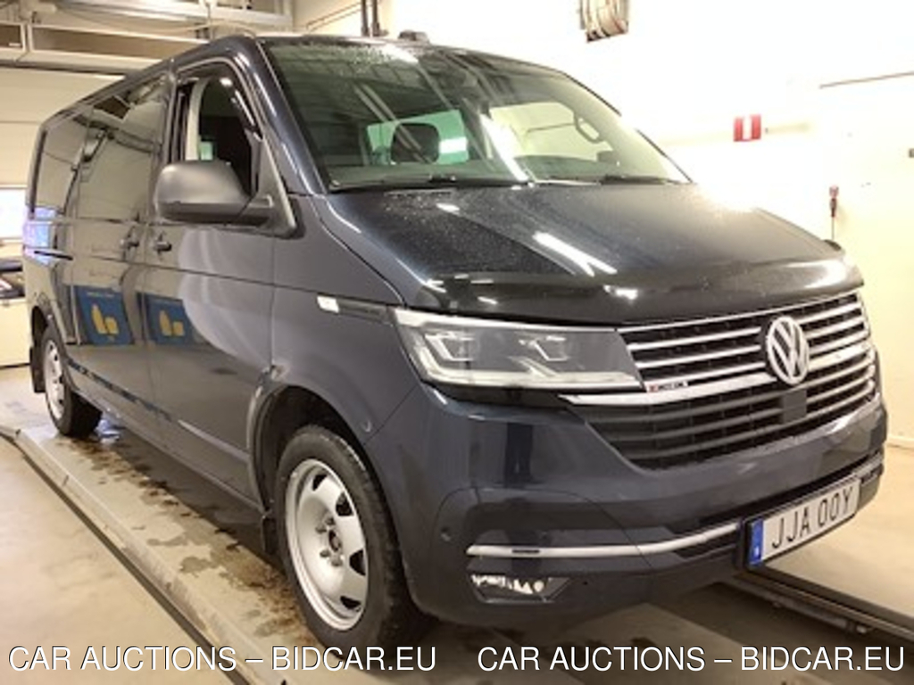 Volkswagen Transporter Kombi 2.0 TDI 4M LWB Drive Premium Akustik 5 sits Nav Park ass Active info Twin Cabin Hogtalare Blue