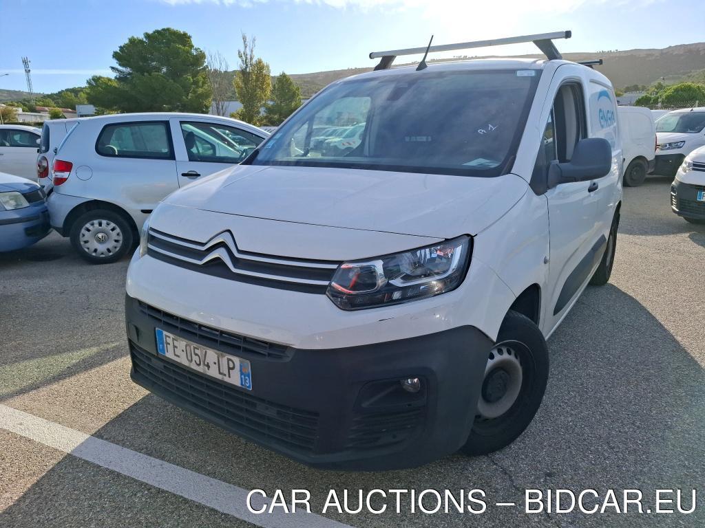 Citroen Berlingo M 650kg BlueHDi 100 S&amp;S BVM Driver VU [4P] bvm 5-100CH-5cv, 2019