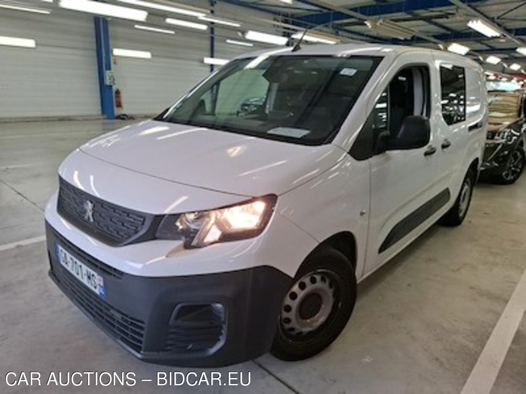 Peugeot PARTNER Partner Long BlueHDi 100ch S&amp;S Cabine Approfondie BVM5 Pro