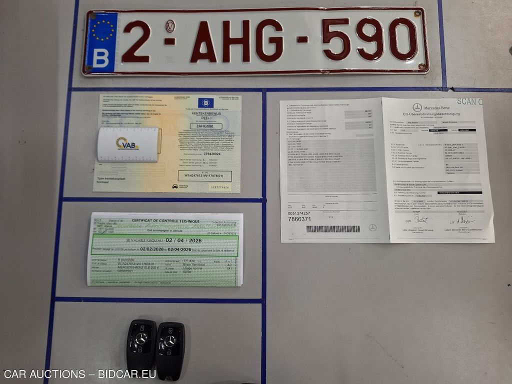 Mercedes-Benz Classe glb diesel (x247) GLB 200 D BUSINESS SOLUTION (EU6AP), 2021