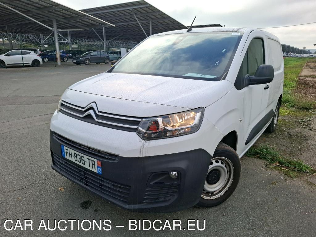 Citroen Berlingo M 650kg BlueHDi 100 S&amp;S BVM Driver VU [4P] bvm 5-100CH-5cv, 2019