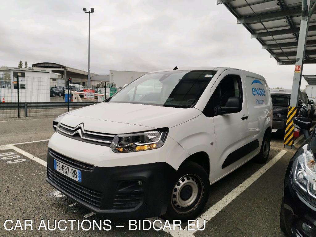 Citroen Berlingo M 650kg BlueHDi 100 S&amp;S BVM Driver VU [4P] bvm 5-100CH-5cv, 2020