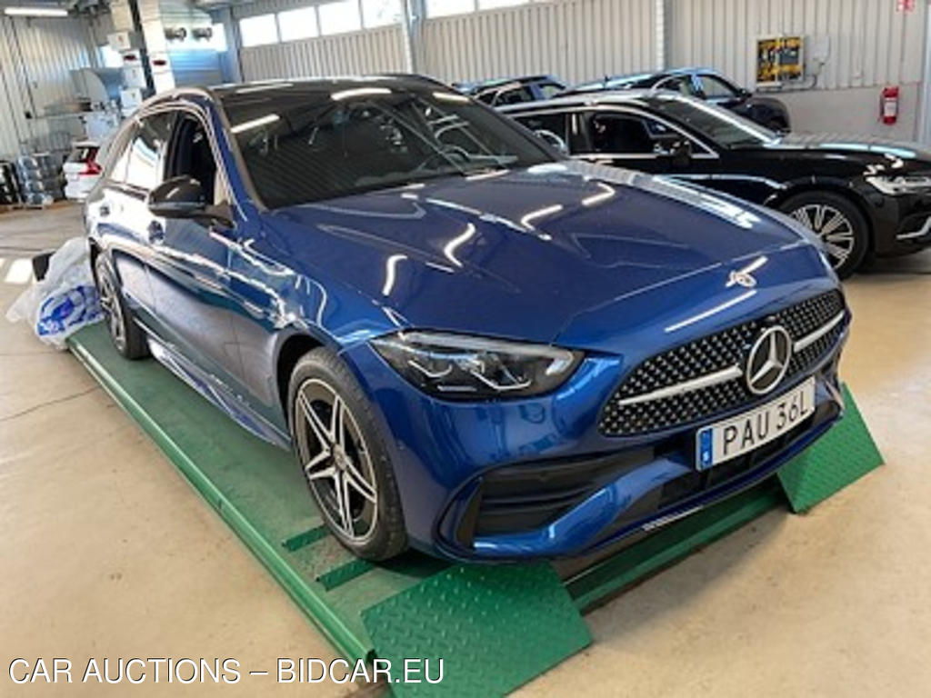 Mercedes-Benz C-Class 300 e T AMG-Line Nightpkt Drag Panorama