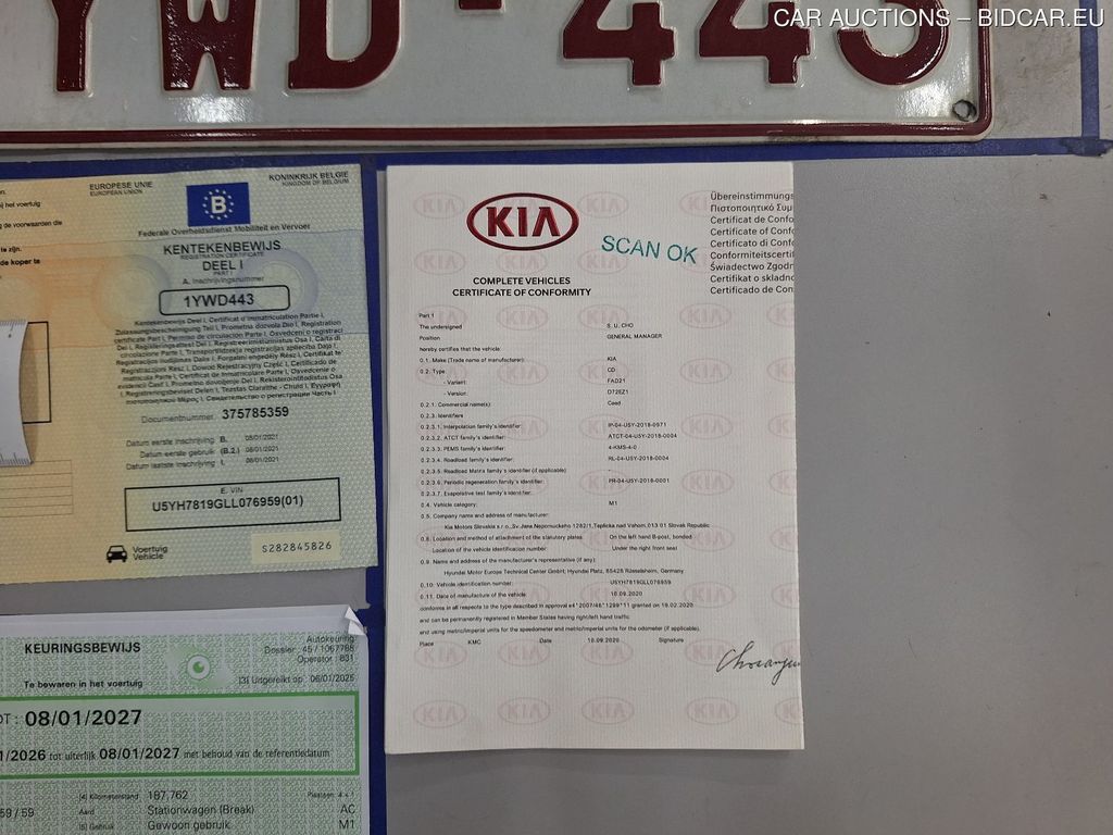 Kia Ceed-sportswago SW 18. KIA CEED SPORTSWAGON GT LINE 1.6 CRDI 136 DCT ISG, 2021